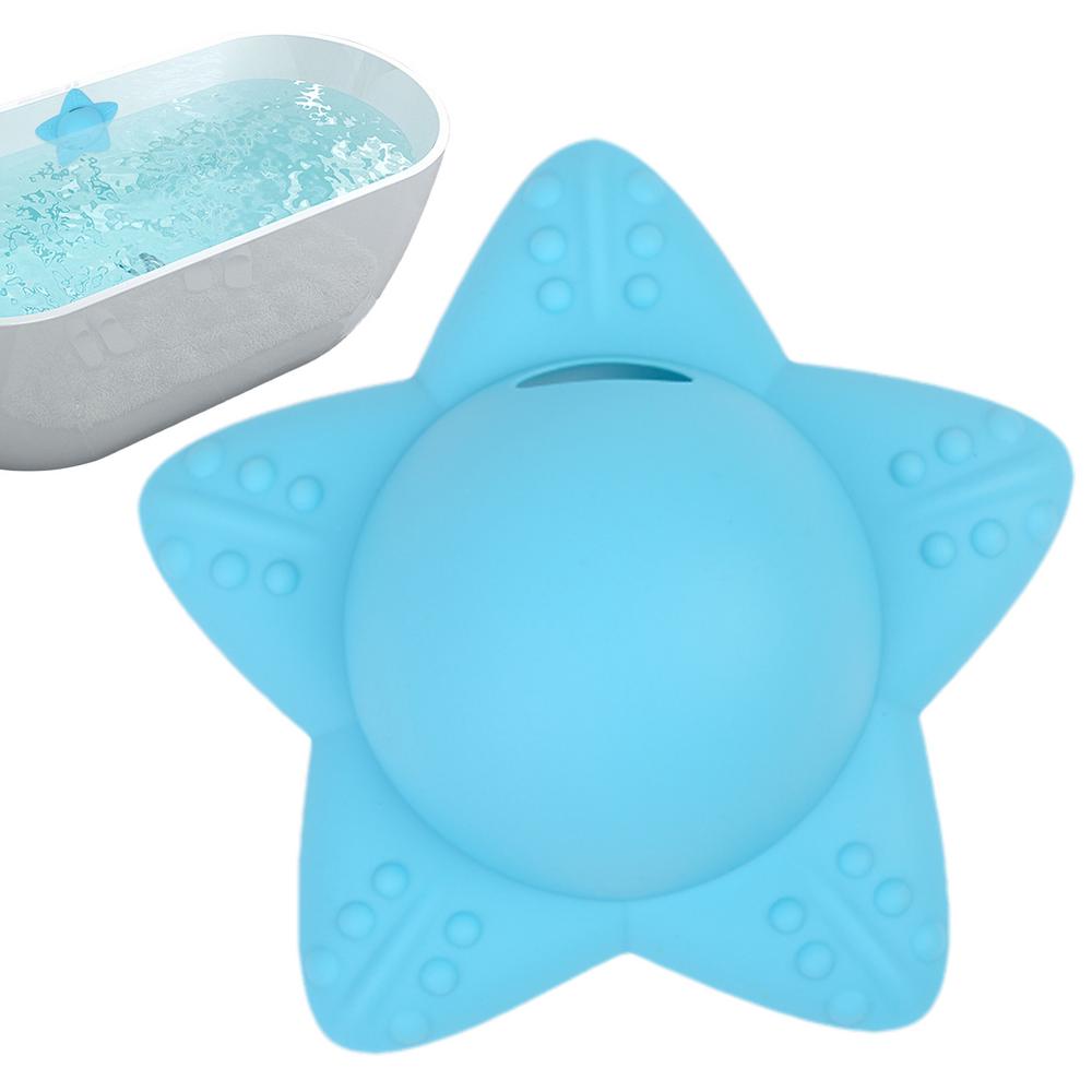 Tub Overflow Drain Cover Drain Cover Bathroom Silicone Overflow Drain Block Bath Tub Drain Plug 5 Suction Cups Replacement