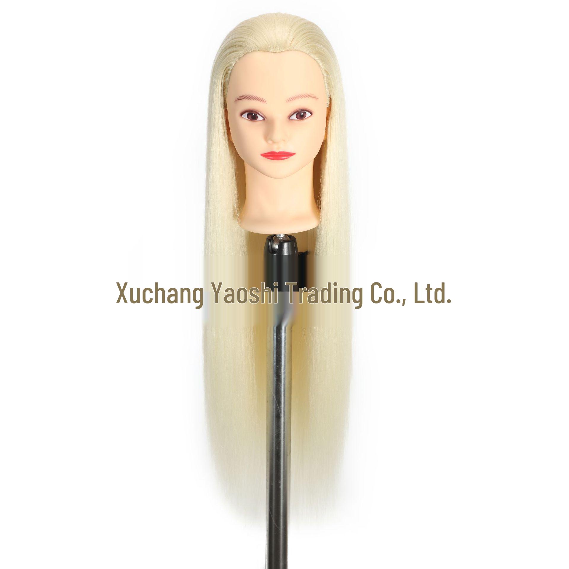 Yaki Corn Silk Mannequin Head for Braiding & Updo Practice - Ideal for Beginners