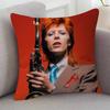 Sänger David Bowie Niedliche Cartoon L Spiel Kissenbezug Kissenhülle Polster Sofa Wurfkissen Heimdekoration Kissenbezug