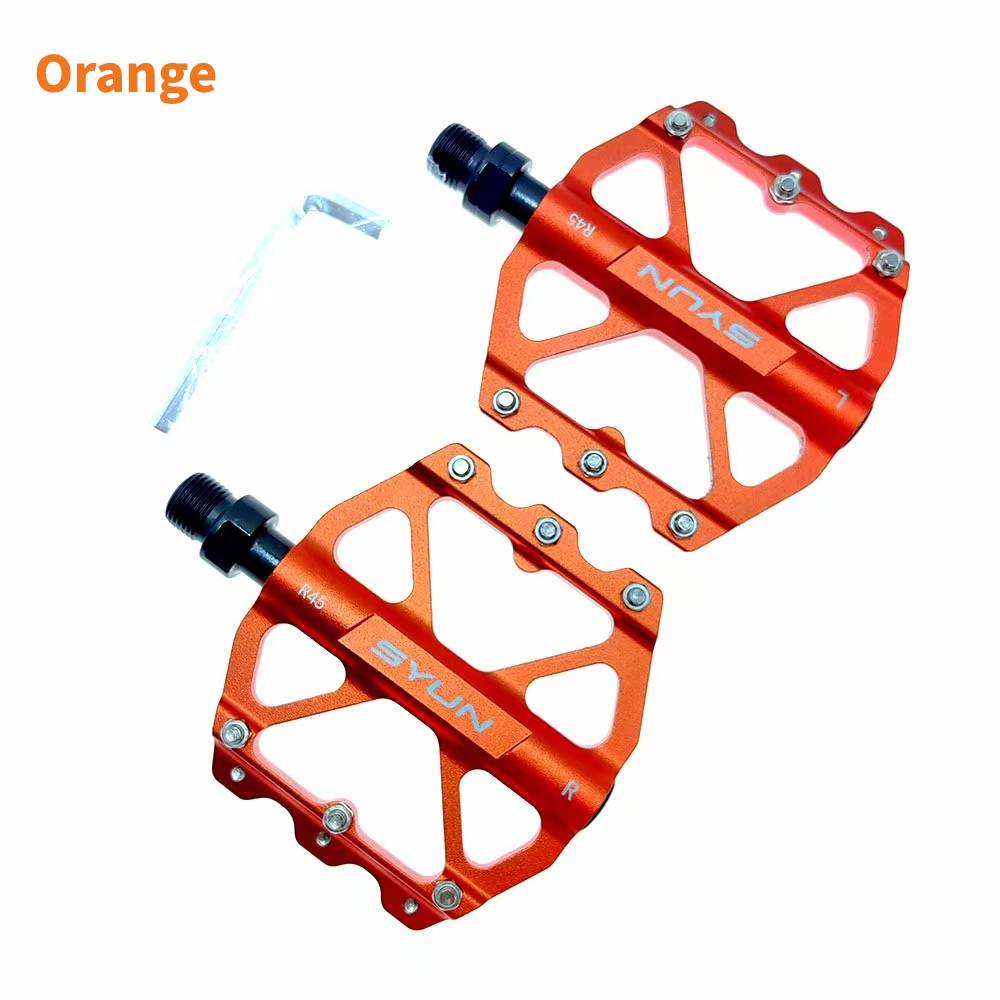 SYUN Colors Bicycle pedal ultra light 3 sealed bearings 9/16 aluminum alloy mountain bike pedals MTB road bike Parts accessories