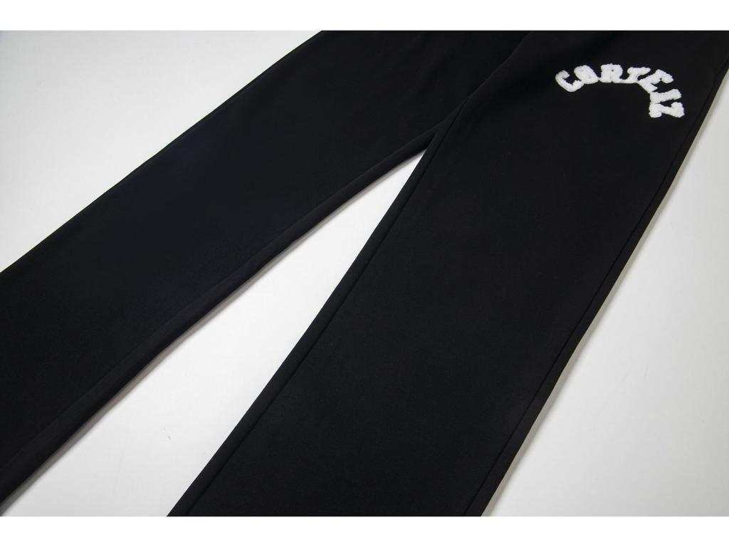 Corteiz Vibe Men's British Hip-Hop Embroidered Zip-Up Hoodie & Jacket Trendy Sports Set