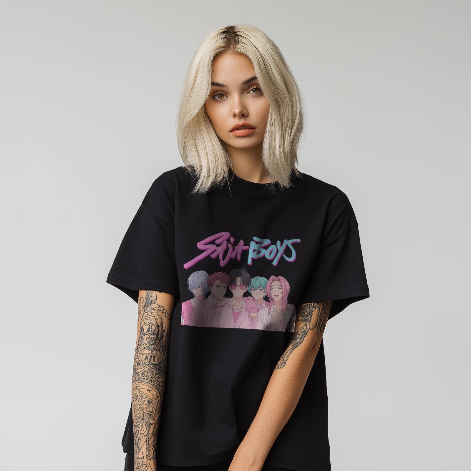 

Siya Boys Anime Graphic T-Shirt – KPOP Inspired Boy Band Tee A276 L