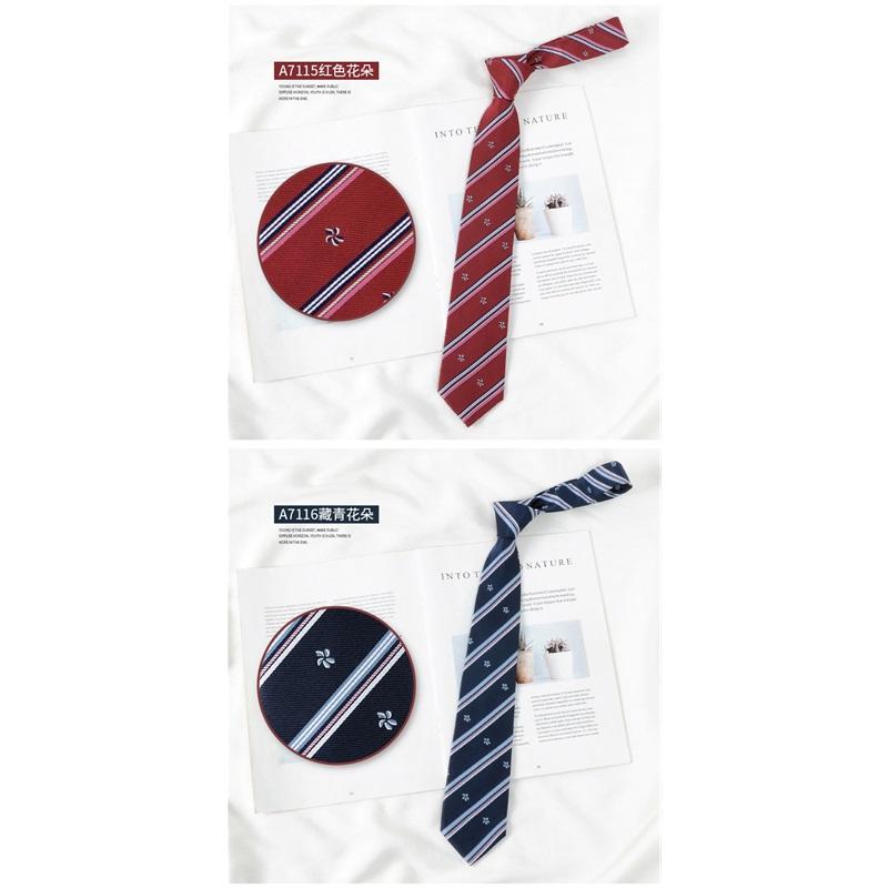 Korean Striped Hand Tie Jk College Style