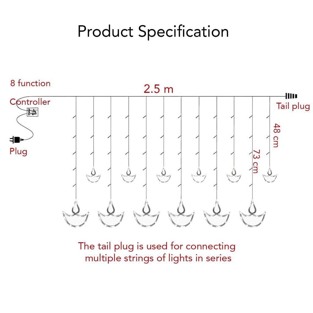 Diya světla pro dekoraci- Chrámové dekorační předměty, Závěsná světla pro dekorační předměty Mandir, Dekorace Pooja pokoje