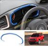 For Jeep Renegade 15-2023 Glossy Blue Dash Speedometer Odometer Frame Trim 1pc