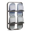 HANDUNYOU Wall-Mounted Double Slipper Rack