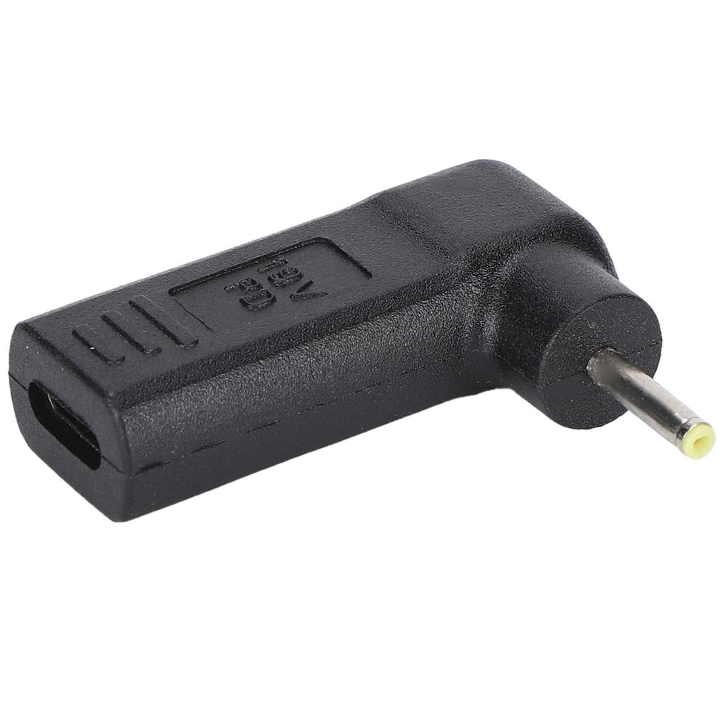 TypeC To DC Adapter Rectangle DC Plug 65W 90 Degrees  Tilt Elbow PD Emulator Trigger for Laptops Tablets