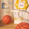 Athletic Animal Basketball Board Hanging Basketball Training Toy Mini Basketball Hoop Indoor