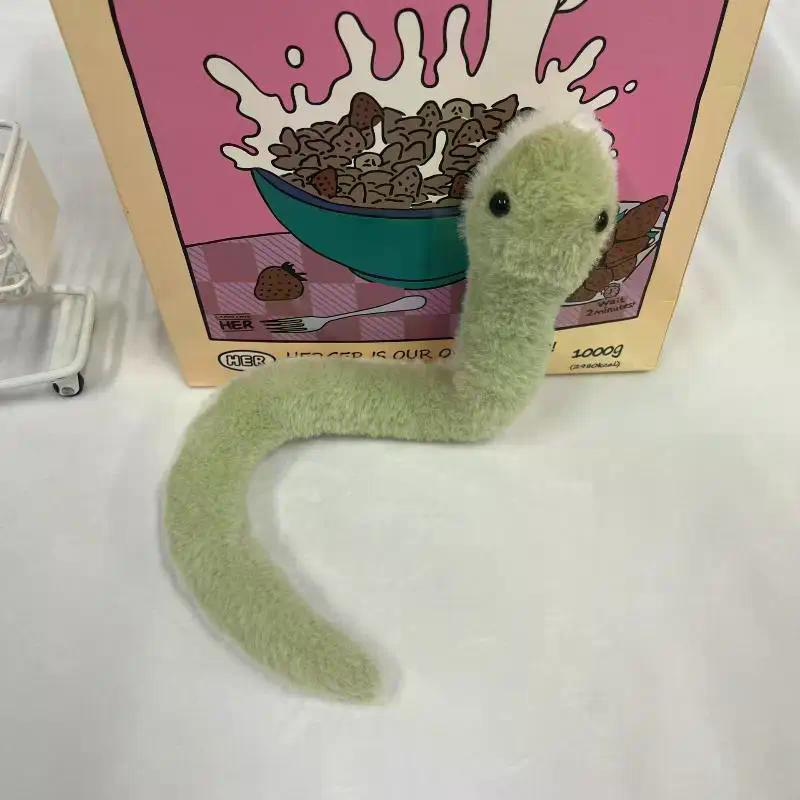Plush Snake Plush Toy Little Snake Wrap Around Arm Snake Stuffed Plush Doll Kawaii Soft Green Snake Animal Doll
