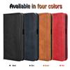 For Samsung Galaxy M35 5G leather retro self-attaching phone case Of For SM-M356B/DS case flip magnetic wallet cover