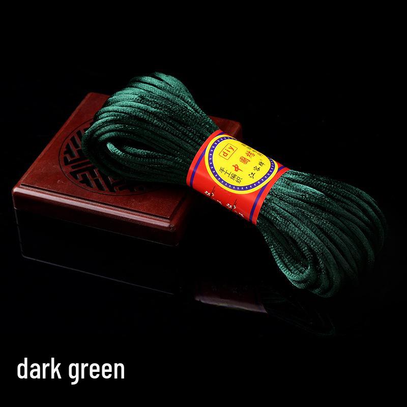 Red Polyester Chinese Knotting Cord for DIY Bracelets and Beading