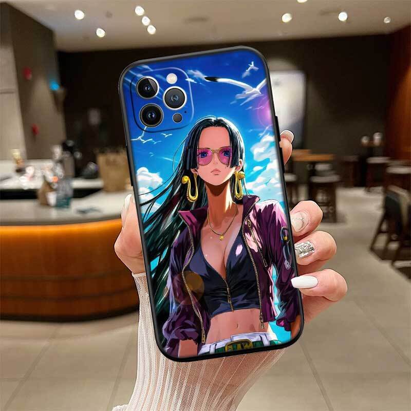 One Piece Boa Hancock Shockproof Phone Case for iPhone 6 6s 7 8 11 12 13 14 15 16 17 16E XS Pro Max XR X SE Air