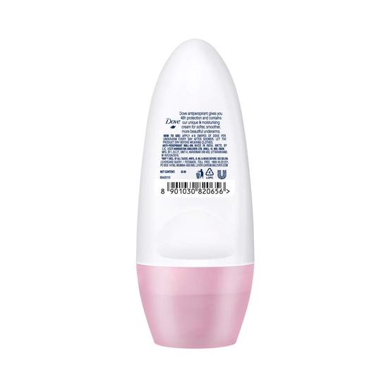 DOVE Eventone Deodorant Roll On pro ženy, Antiperspirant Roll On do podpaží Odstraňuje zápach, Udržuje pokožku svěží a čistou, Bez alkoholu, Bez parabenů, 50 ml