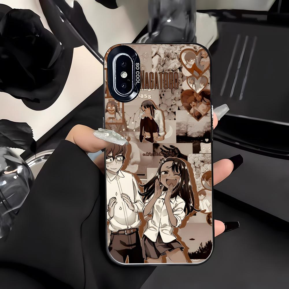 Nagatoro San Phone Case For IPhone 17 Air 16 E 15 14 Plus 13 12 11 Pro Max Colored Silver Cover
