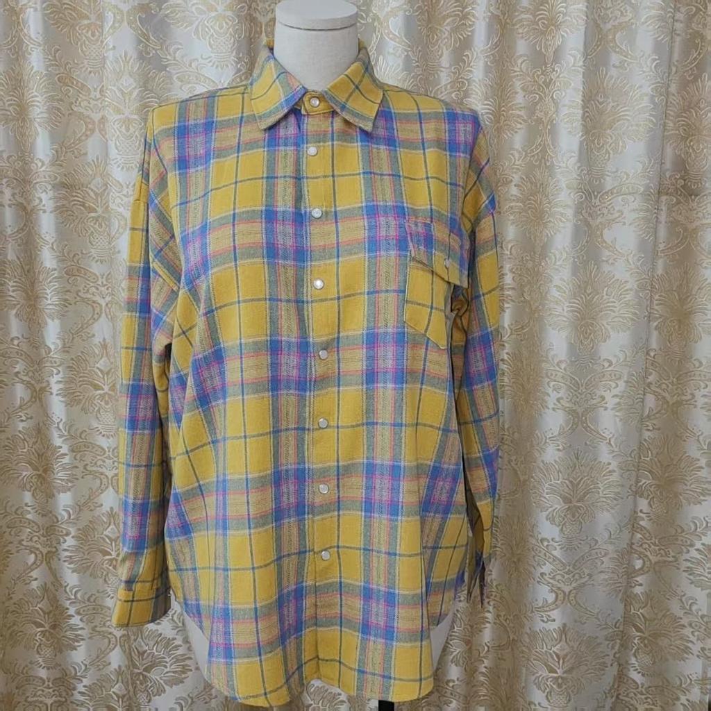 Bluze și Cămăși de Damă Versatile, Largi, Carouri, Vintage, de Primăvară și Toamnă