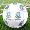 Everton FC Size 5 Soccer Ball, Machine-Stitched PVC, Durable & High Bounce, All Ages Fit, fan merchandise, matches & outdoor use.