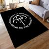 "Bring Me The Horizon Regenschirm Design Teppich Rutschfester Teppich geeignet für Wohnzimmer und Schlafzimmer Sofas Sofas"