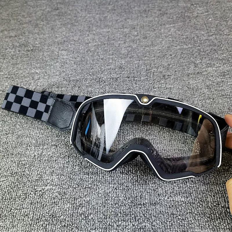 Motorcycle personalized glasses ski goggles men and women retro off-road riding locomotive windproof sand helmet goggles