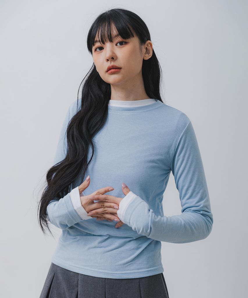 BAKKEN Spandex Basic Layered Long Sleeve T-Shirt Bk4999 (5 Colors)