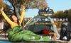 [HAWK GEAR] Sleeping Bag, Sleeping Bag, Camping, Outdoor, Simple Waterproof, All Seasons (Navy)