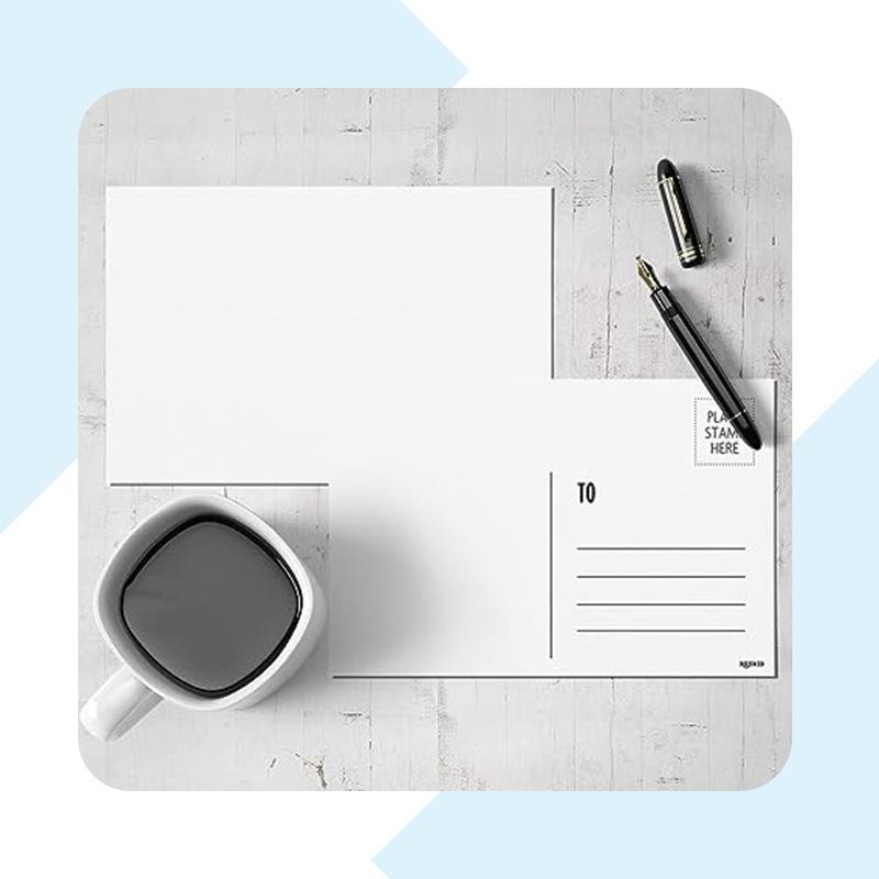 40 st. Tomma akvarellpappersvykort Gratulationskort Akvarellvykort Målningspapper Syrafritt Tungvikt Konstpapper