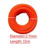 COSY 2.4mm/2.7mm/3mm/3.3mm/4mm Grass Trimmer Line Nylon Strimmer Line Spiral Brush Cutter Rope Mower Accessories Garden Tool