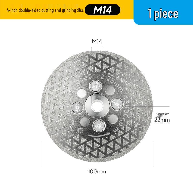 Double-Sided Electroplated Grinding Disc for Stone and Marble Cutting & Polishing
