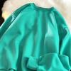 Men's and Women's Autumn/Winter Plus Velvet Solid Color Thick Loose Hoodie, 380g, 2023.
