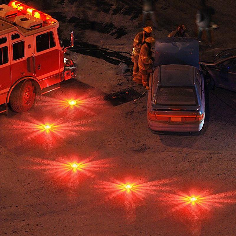 Buy LED Roadside Flashing Warning Light Outdoor Safety Emergency Disc