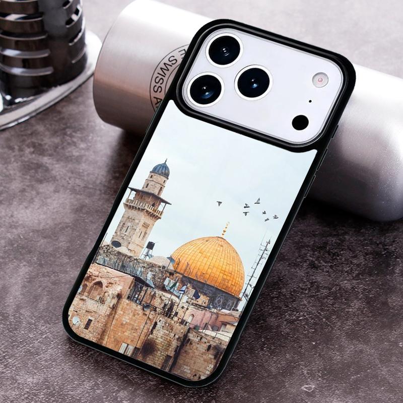 Jerusalem Gebäude Handyhülle für iPhone 17 16 15 Pro Max Air 14 13 12 11 Plus Stoßfeste Hülle