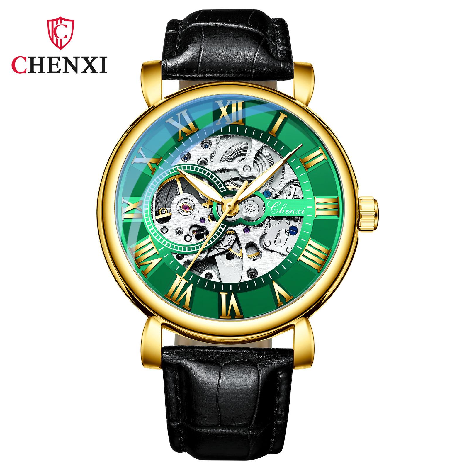 

Новые роскошные мужские часы высшего бренда с полой водонепроницаемой коробкой, светящиеся автоматические мужские механические часы