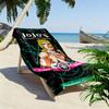 JoJo's Bizarre Adventure: Stardust Crusaders Beach Towel Outdoor Camping Portable for Travel Seaside Outdoor Pool Towel Absorbent Bath Towel Fashion
