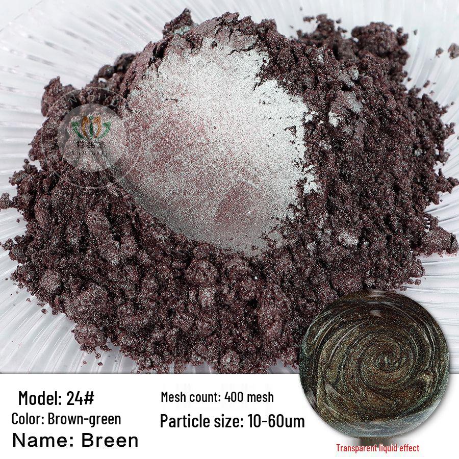 120 Color Chameleon Pearlescent Mica Powder for Epoxy Resin, Paint, and Watercolor