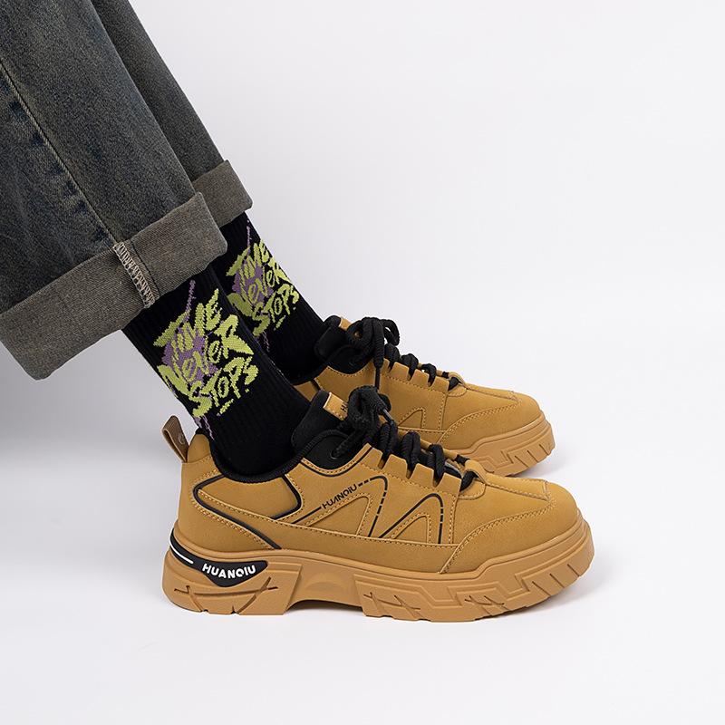 Globale vielseitige lässige Board-Schuhe Sommer neue Herrenschuhe Plateau Martin-Stiefel Retro Outdoor Wanderschuhe ZHQ9079