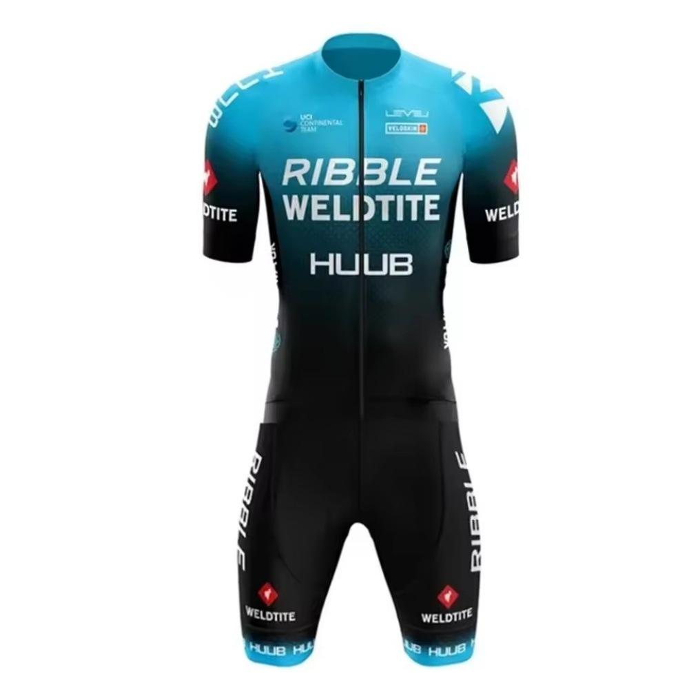 HUUB Summer Short-sleeved Triathlon Onesie Cycling Suit Triathlon Mountain Bike Racing Suit