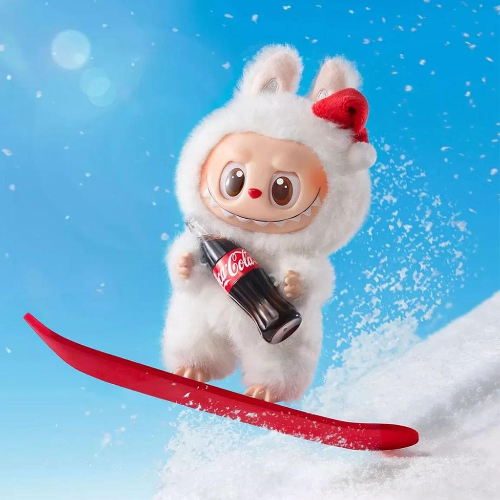 POP MART THE MONSTERS Series Pop Mart Plush Keychain Rabbit [Single Item, Authentic, Unopened] Coca-Cola [1 Piece]