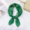 Versatile Cotton Linen Silk Scarf: Spring & Autumn Unisex Small Square Neck & Head Accessory