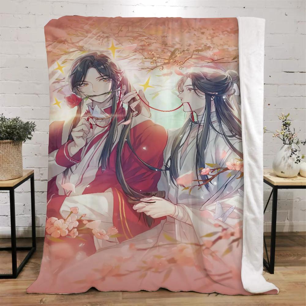 Heaven Official’s Blessing Kinderdecke Bett Innenraum für Zuhause Luxus Decken & Überwürfe Flauschiger Plaid Strandtuch Überwurf Knie Weich