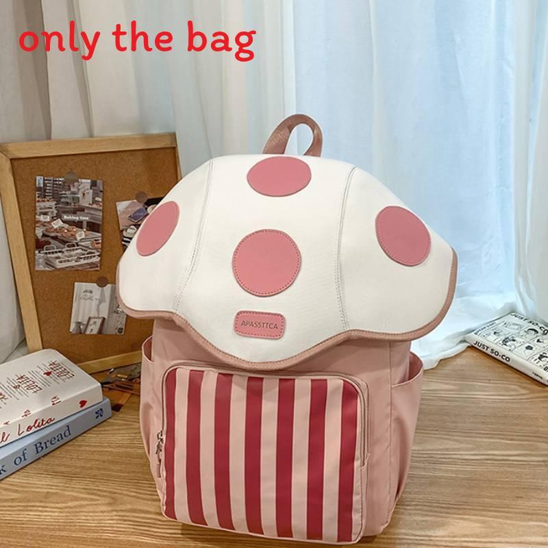 Fashionable Unisex School Bag With Mushroom Exterior Design