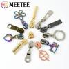 Meetee 5/10/20Pcs 5# Zipper Puller for Nylon Zippers Plastic Coil Zips Slider Heads Repair Kits DIY Garment Sewing Accessories