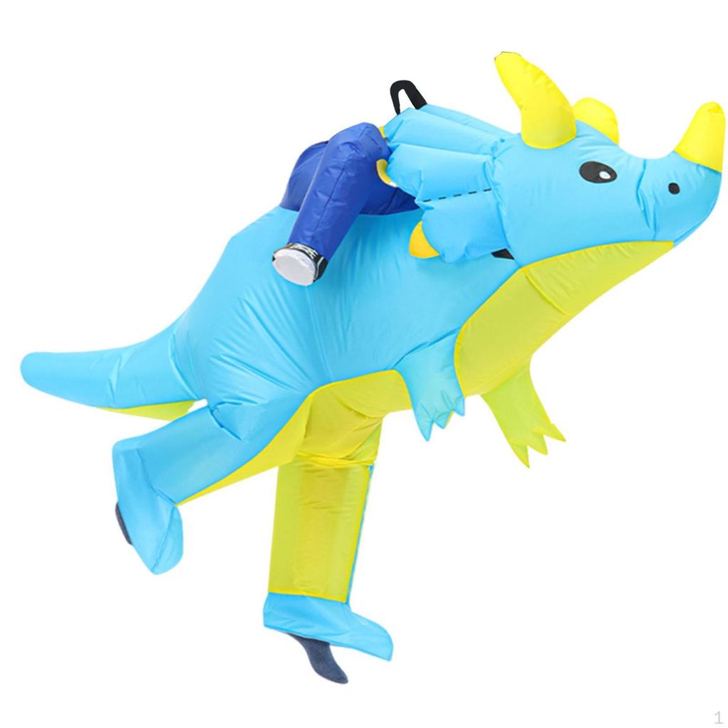 Halloween Aufblasbares Dinosaurier Reitkostüm