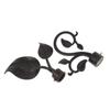 Elegant Ends Heads Curtain Pole Finials ABS Material Imitation Iron Roman Rod American Style Unique Shape Curtain Decorative
