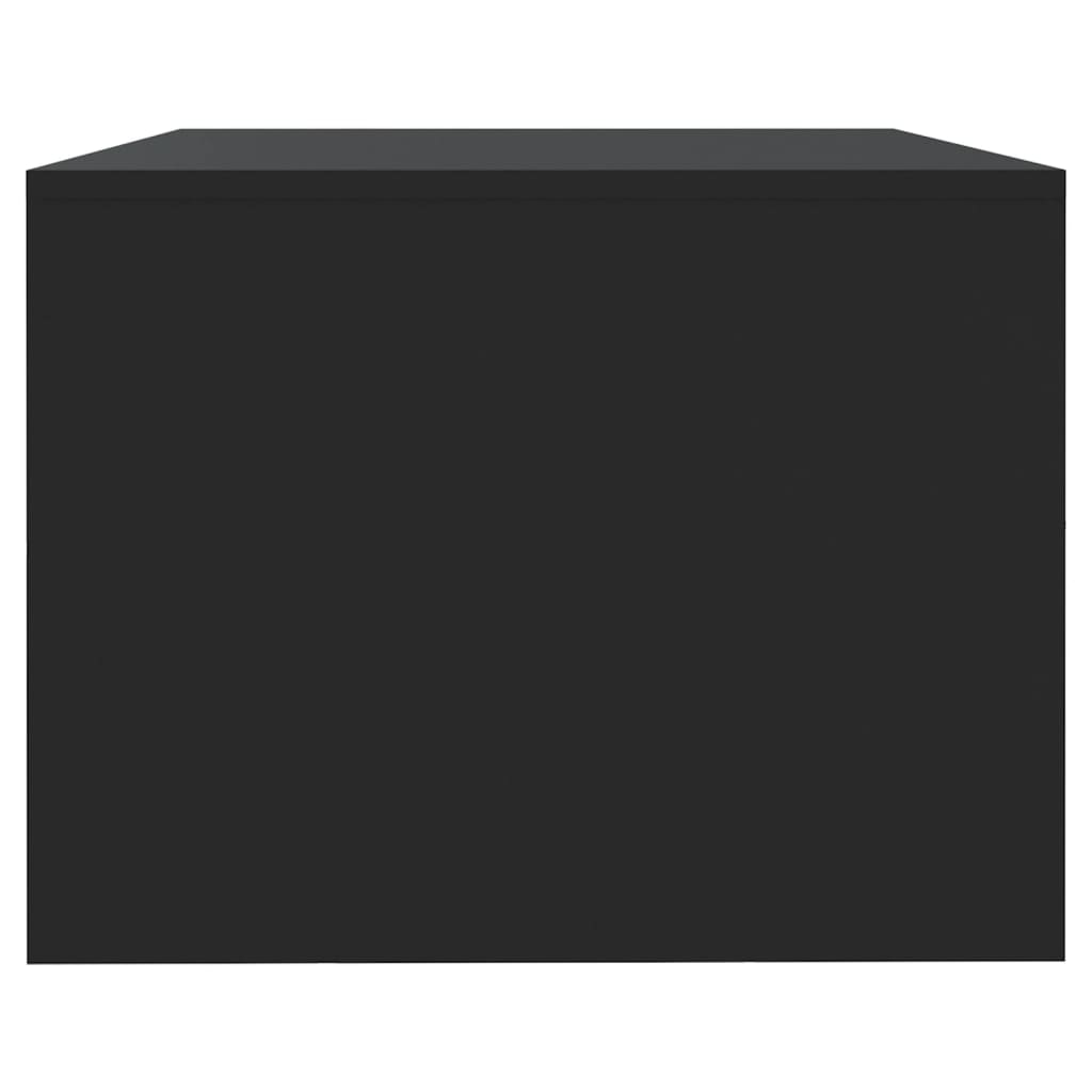 Vidaxl Coffee Table, Black, 102X55X42 Cm, Wood-Based Material