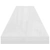 Floating Shelf High Gloss White 120 X 23.5 X 3.8 Cm MDF