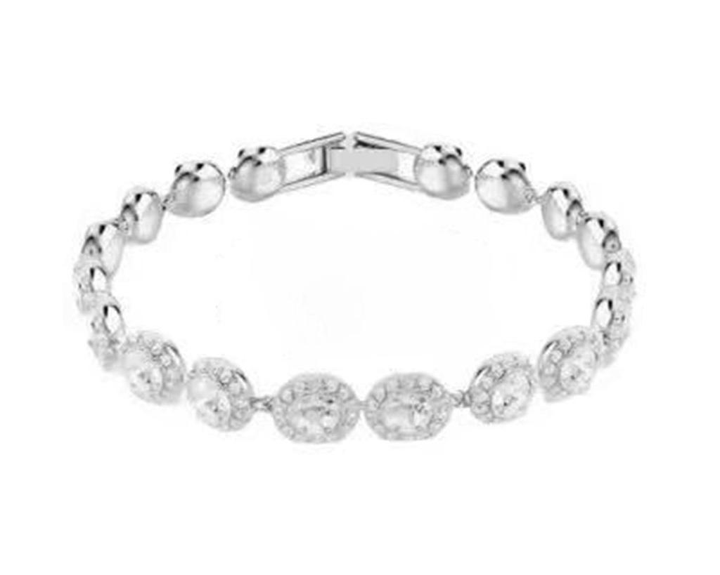 Shijia Kadın Hafif Lüks Kristal Kolye, Bileklik ve Küpe Seti