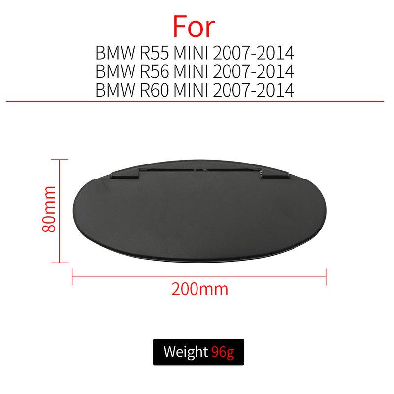 Car Front Sun Visor Sunshade Makeup Mirror Mini Sunshade Plastic Cover Accessory For BMW Mini R50 R53 R55 R56 R60 2007-2014