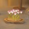 Tulip Night Light DIY Kit: Creative Desktop Ornament Gift for Girls' Bedroom or Valentine's Day