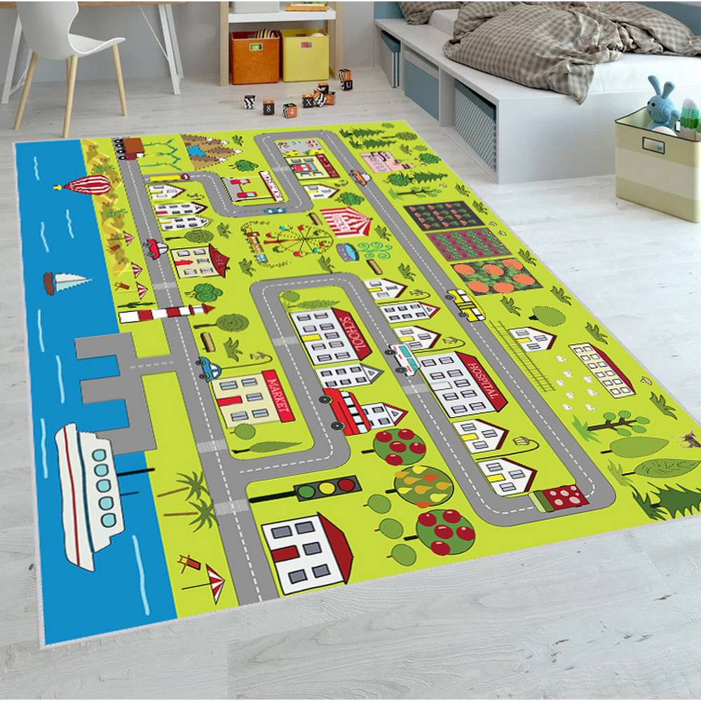 

Rovigo Home Washable Printed Carpet RGHM4102-SD630 80X150 зелёный