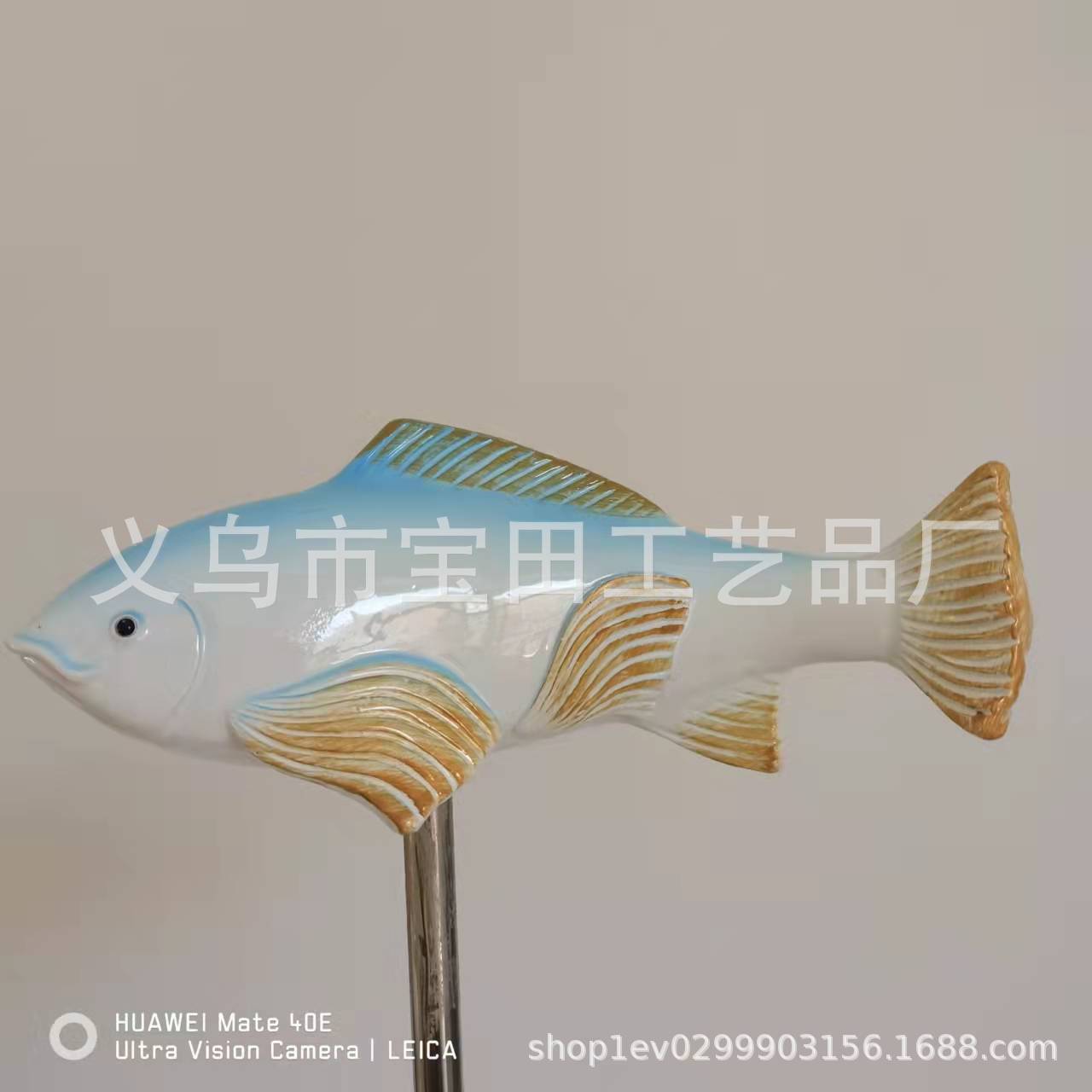 

2025 Garden Season New Amber Glazed Pottery Fish Garden Decoration Colorful Fish Koi Resin Statue Crafts