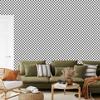 Checkerboard Wallpaper Gray and Light Gray 50x1000